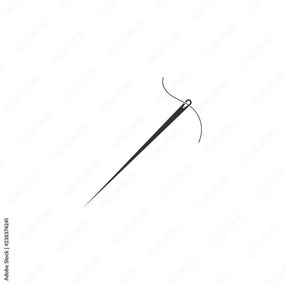 Needle icon flat Needle icon flat