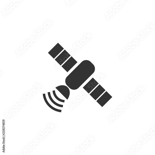 Satelite icon flat photo