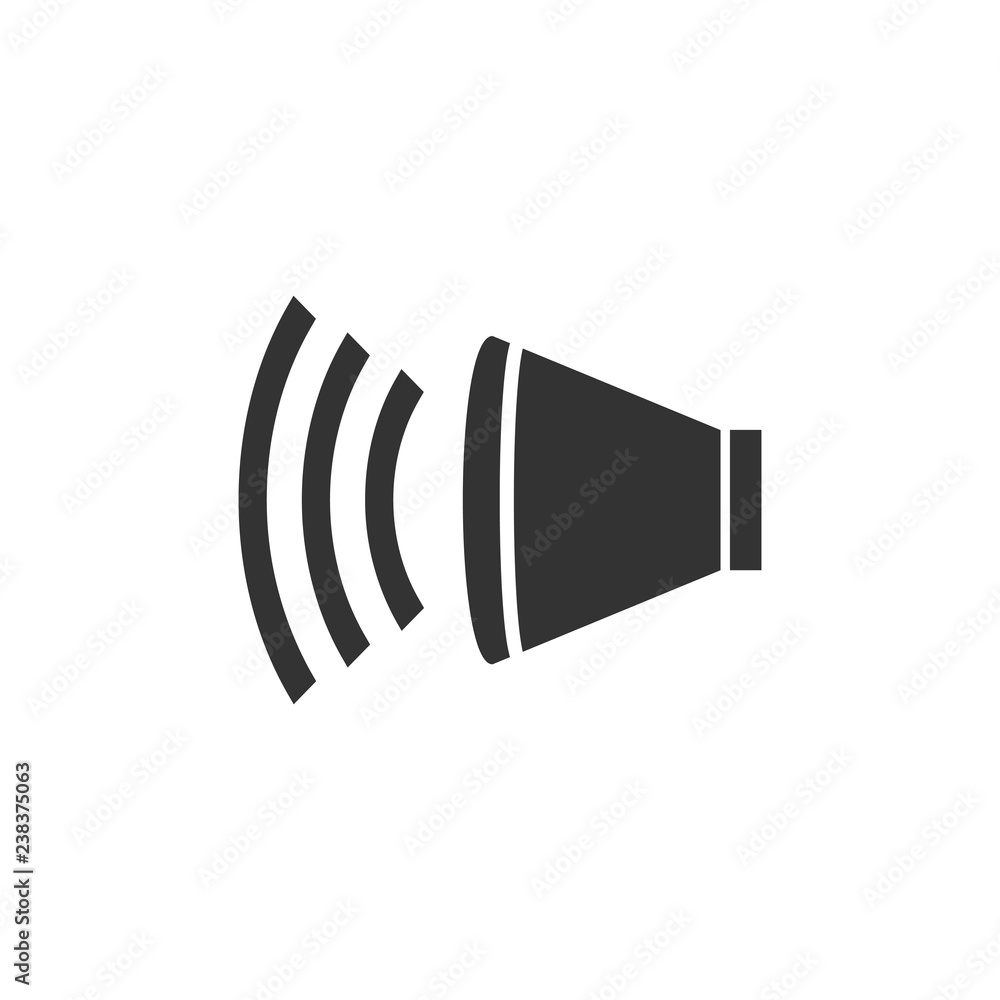 Volume icon flat Volume icon flat