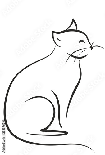 Силуэт кошки