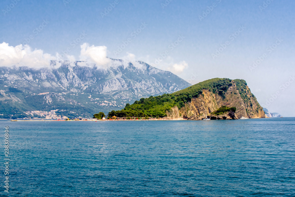 The Island Of St. Nicholas near the city of Budva,Montenegro.