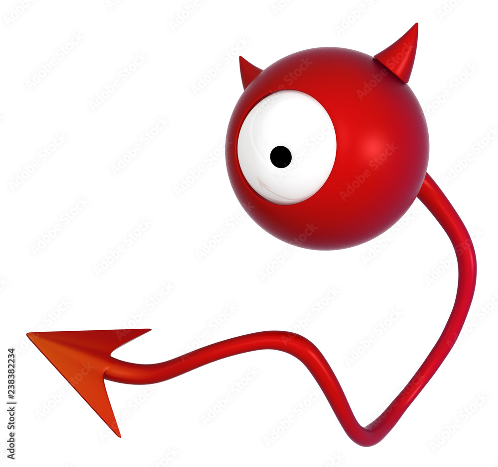 Fototapeta premium Eye Devil Tail