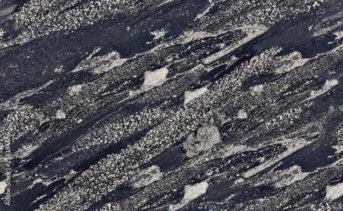 seamless texture of silver and black nikel ore photo