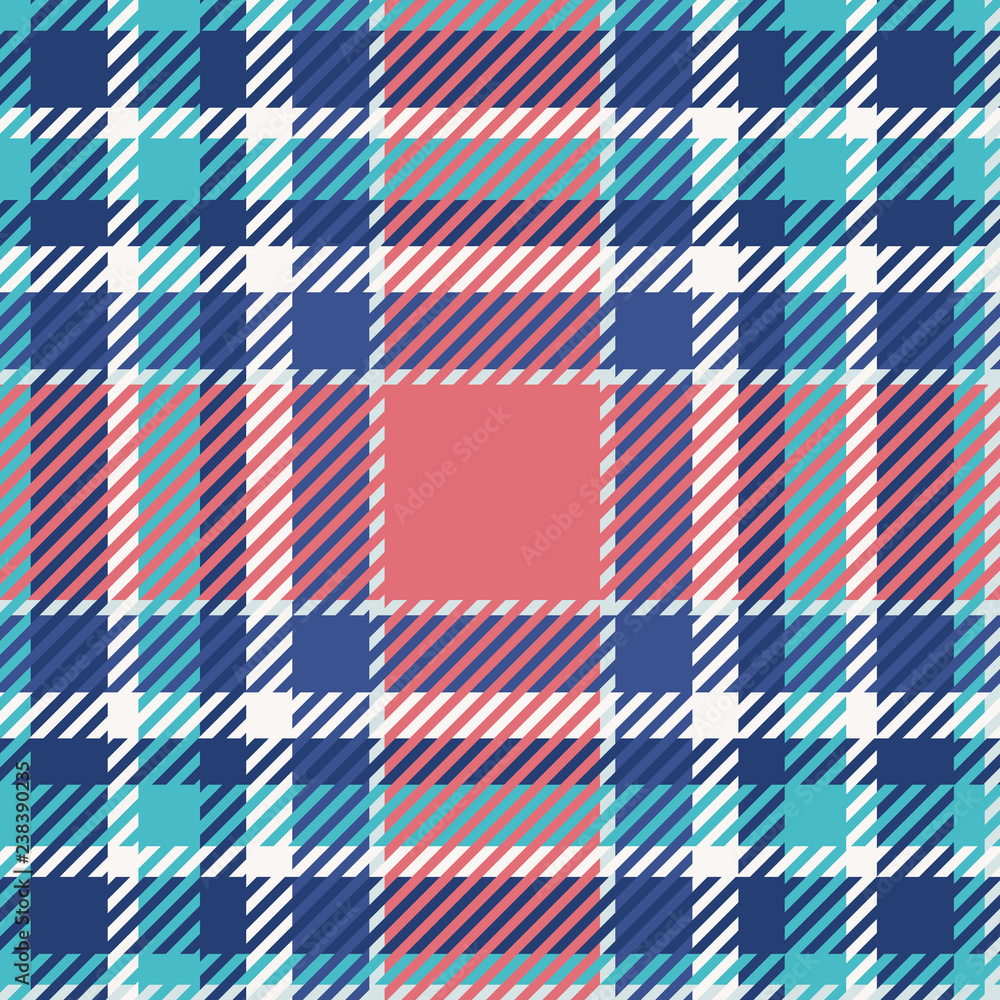 Fototapeta premium Plaid or tartan