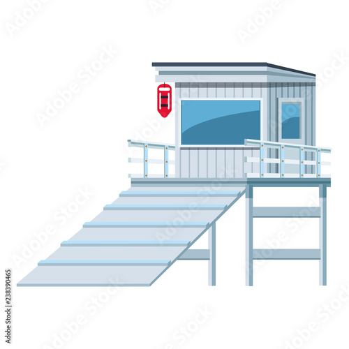 lifeguards tower icon