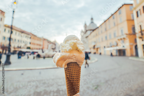 ice cream in cone © Karalee