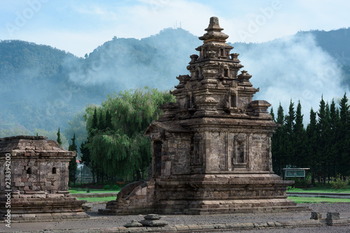 фотографія Candi Arjuna hindu temple, in Arjuna complex, Dieng Plateau, Central Java, Indonesia