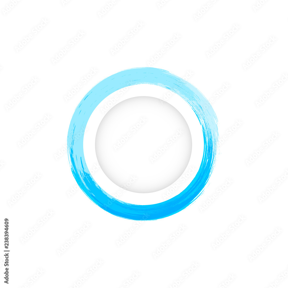Water splash banner logo, watercolor ink circle ring frame vector illustration Water splash banner logo, watercolor ink circle ring frame vector illustration