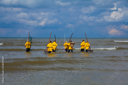 Krabbenfischer in Koksijde