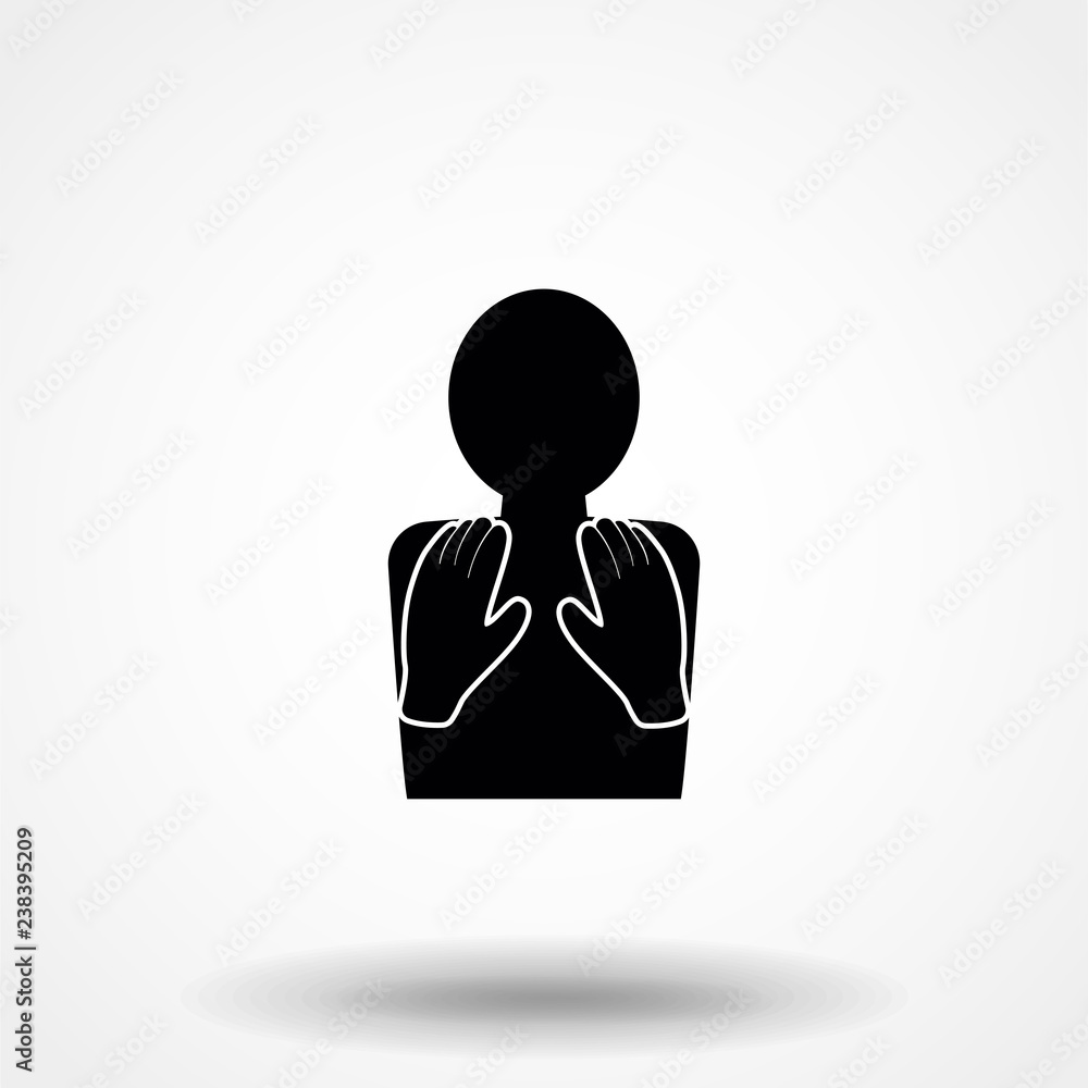 Massage icon of vector illustration for web and mobile design Massage icon of vector illustration for web and mobile design