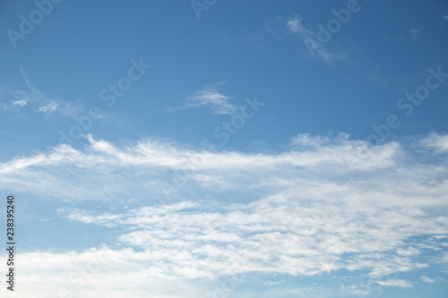 Beautiful blue sky with cloudscape