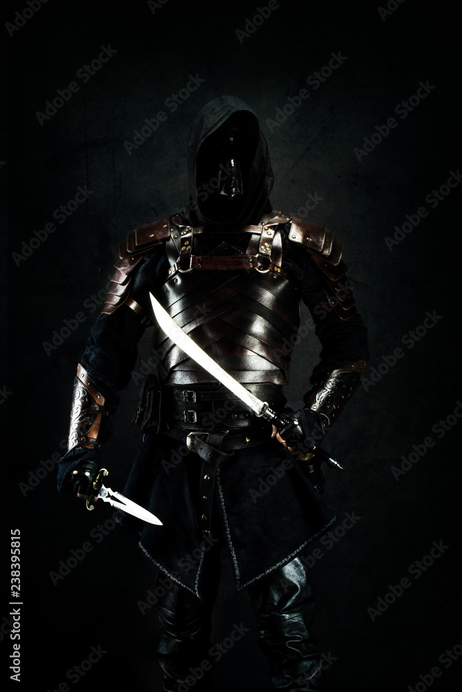 Portrait of an oriental assassin Portrait of an oriental assassin