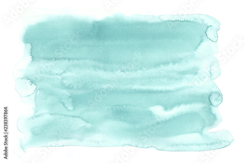 Sea blue abstract watercolor texture background