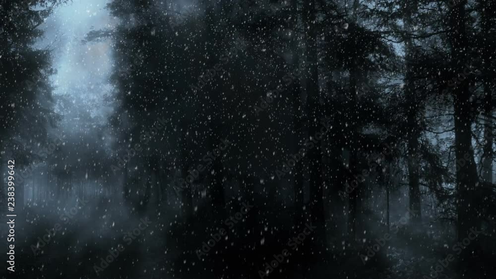 Dark Winter Background Animation Dark Winter Background Animation