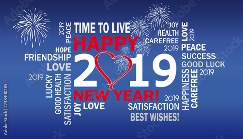 2019 - best wishes - happy new year