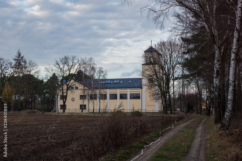 Church in Gloskow near Piaseczno, Masovia, Poland