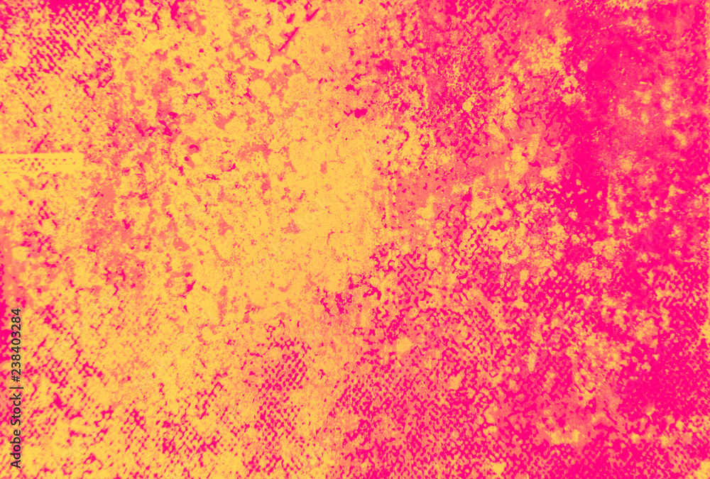 pink coral and orange paint brush strokes background 