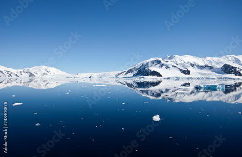 Reflections near The Gullet Antartica © Neil Enns