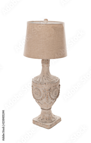 Antique Table Lamp , Modern table lamp isolated on white , Table lamp isolated on white background , Table lamp isolated , Elegant table lamp isolated on white background