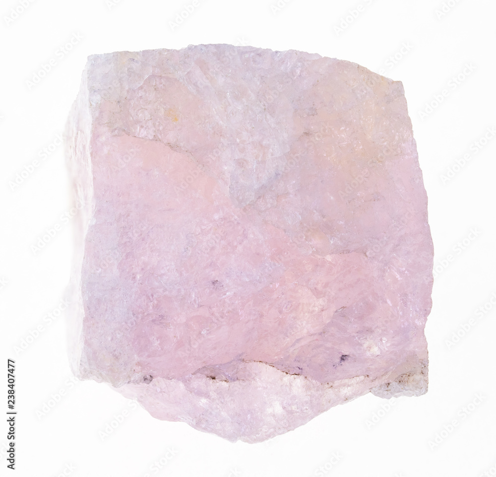 raw morganite (vorobievite, pink beryl) stone