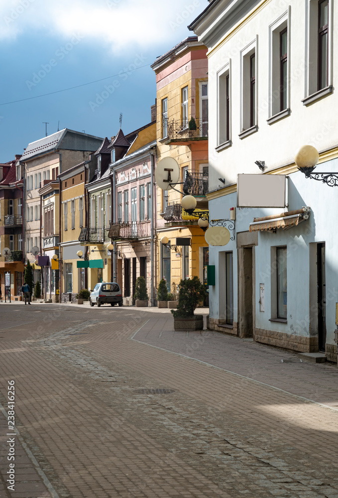 Sanok town - the birthplace of Zdzislaw Beksinski