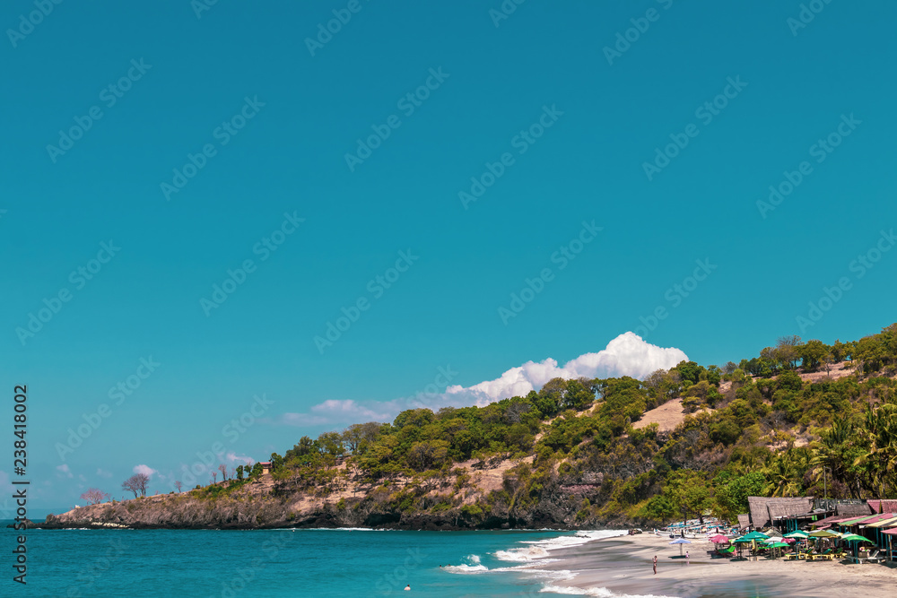 Obraz premium Balijski seascape na wschodzie wyspy Bali, Indonezja.