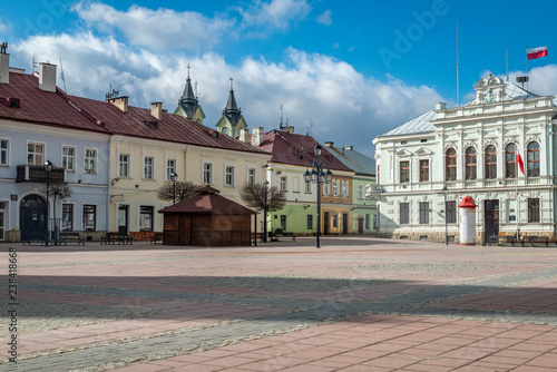 famous town in Poland - Sanok - the birthplace of Zdzislaw Beksinski