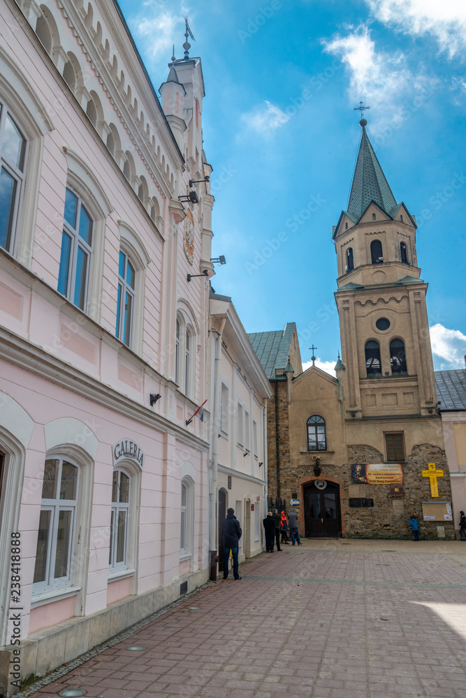 famous town in Poland - Sanok - the birthplace of Zdzislaw Beksinski