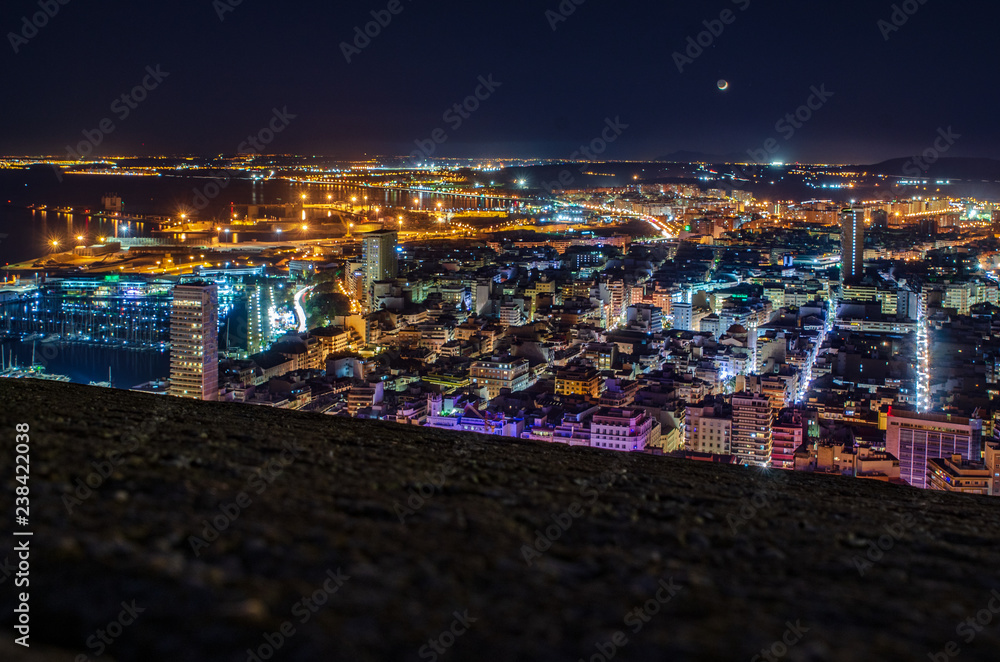 Fototapeta premium Alicante by night