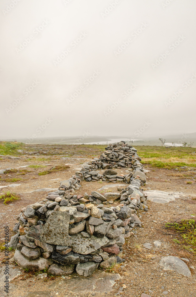 Stones in Finnish Lapland