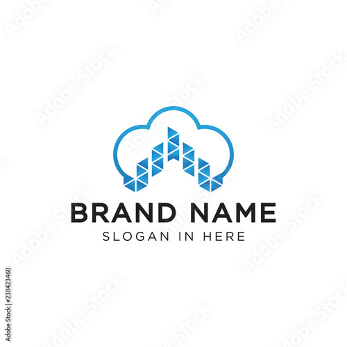 admiral cloud chart triangulation logo template