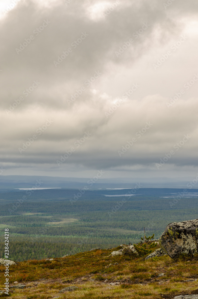 Views from Keimiötunturi Fell in Lapland
