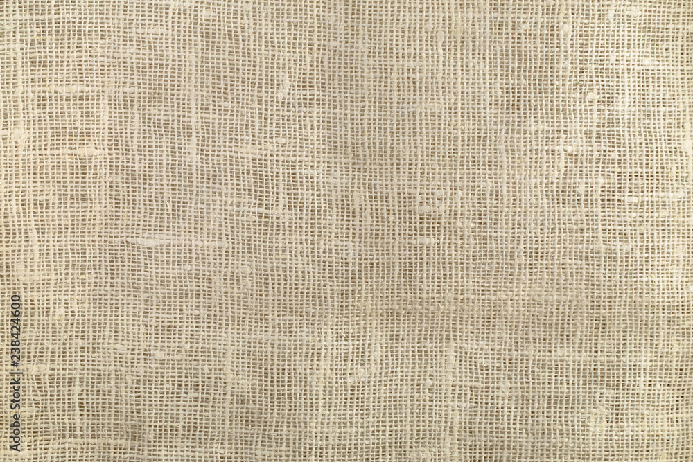 Natural rough beige burlap texture background, top view Natural rough beige burlap texture background, top view