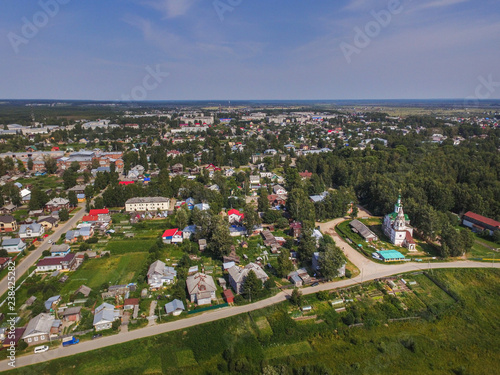 Above the town of Veliky Ustyug photo