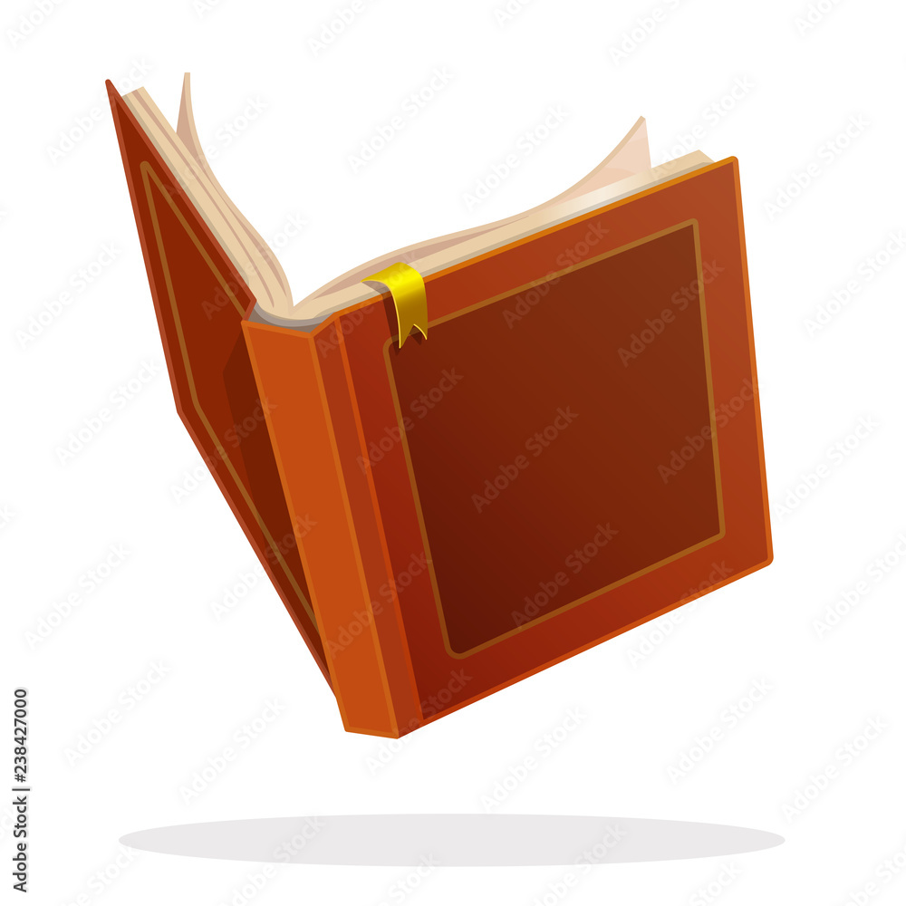 Fototapeta premium vector open book fairytale story