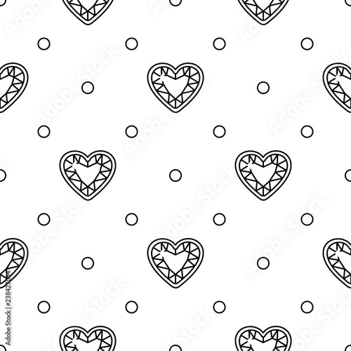 vector girlish seamless pattern