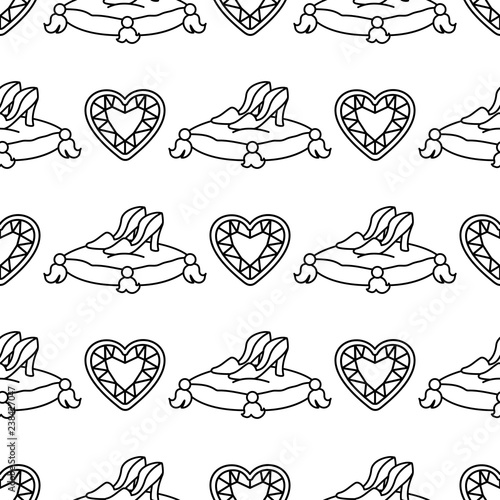 vector girlish seamless pattern