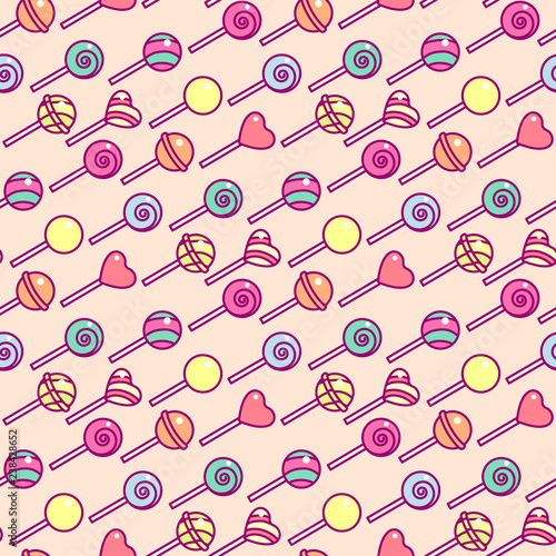 vector cute seamless pattern