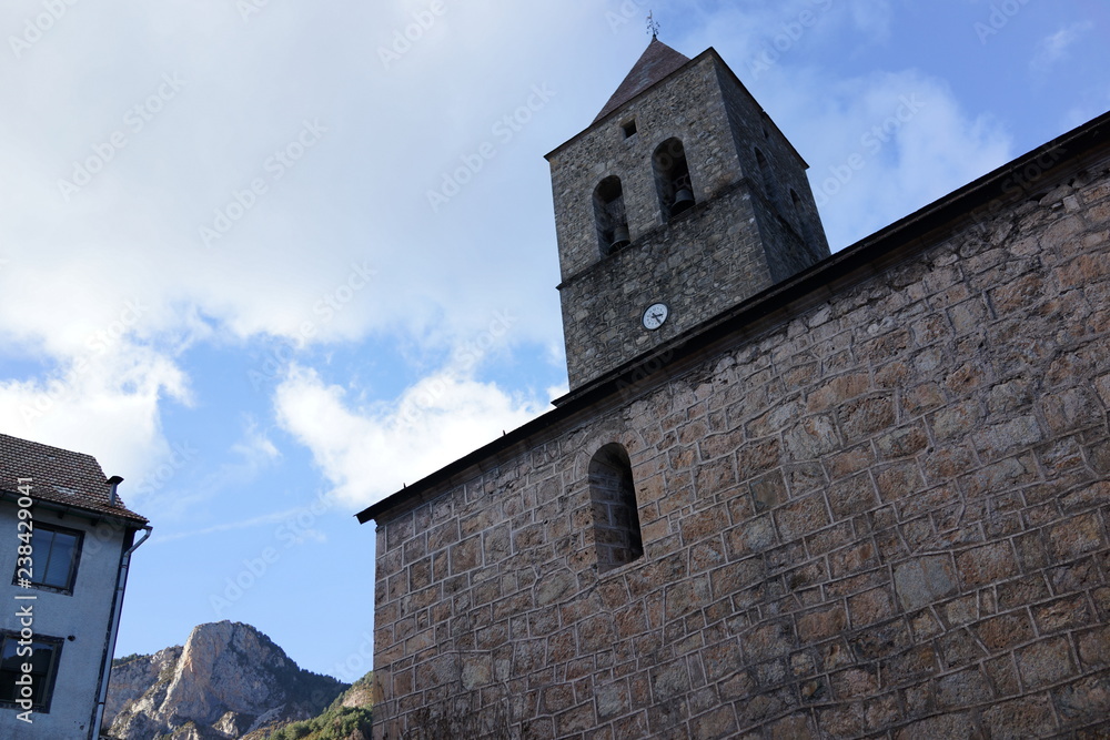 Bielsa. Village of Huesca in Aragon, Spain