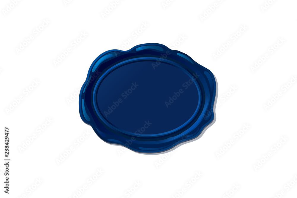 vector wax seal stamp shape vector wax seal stamp shape