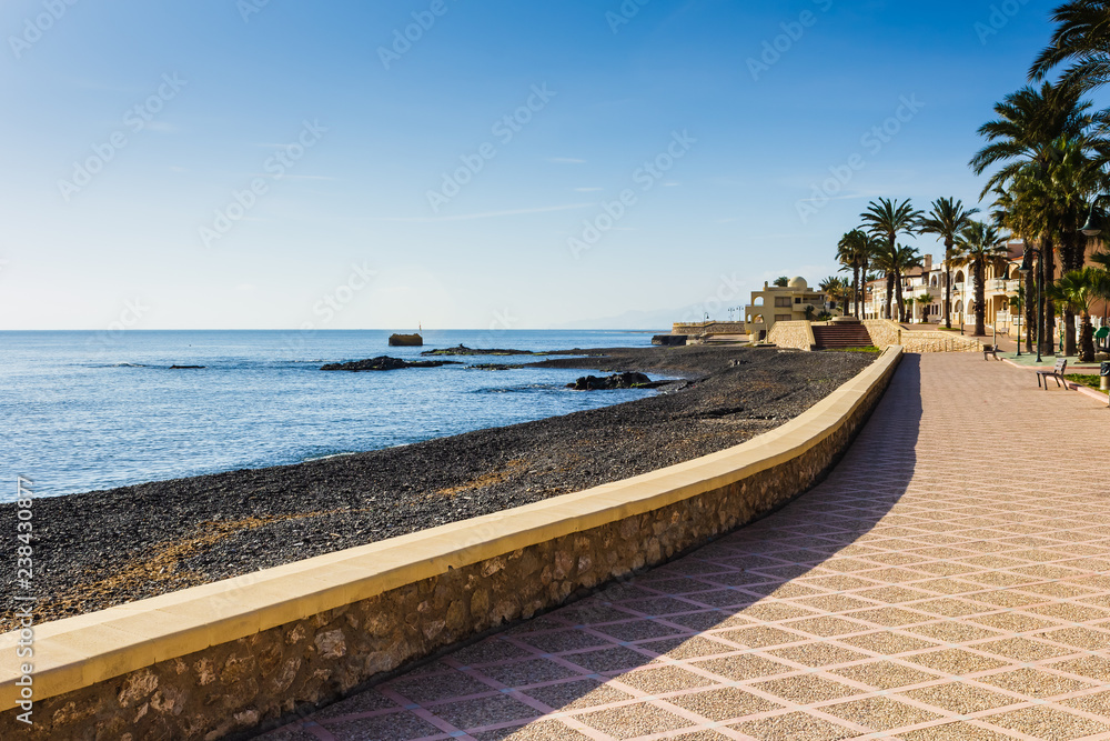 embankment in the port of Spain