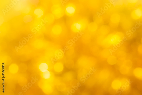 Gold yellow bokeh background
