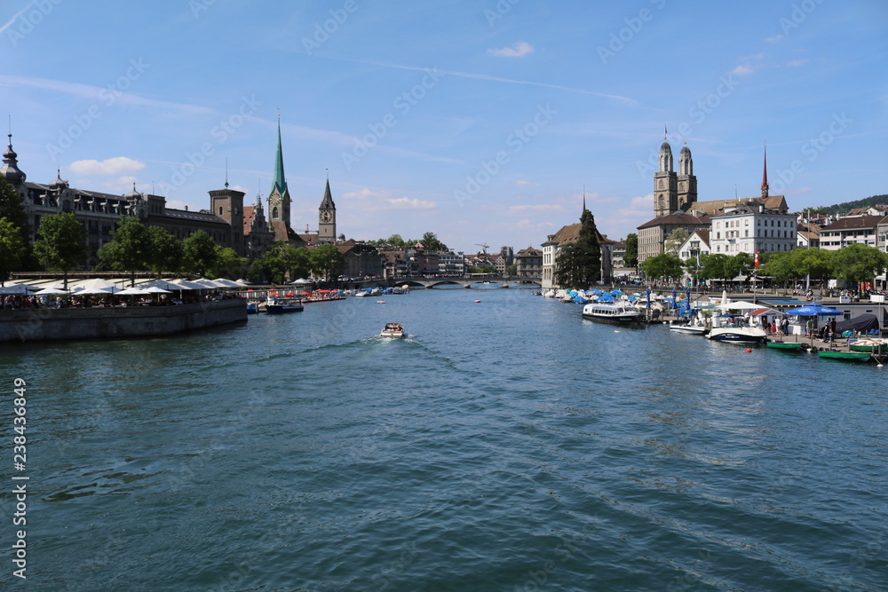 panoramic view of Zurich