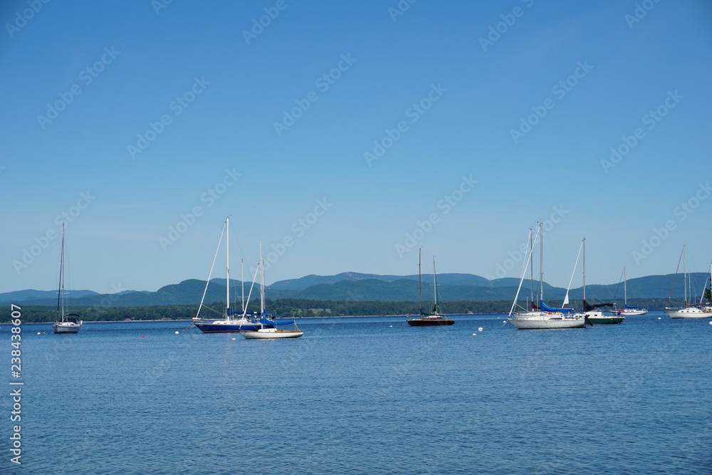 Sailboats in Vermont