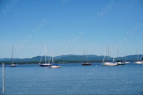 Sailboats in Vermont