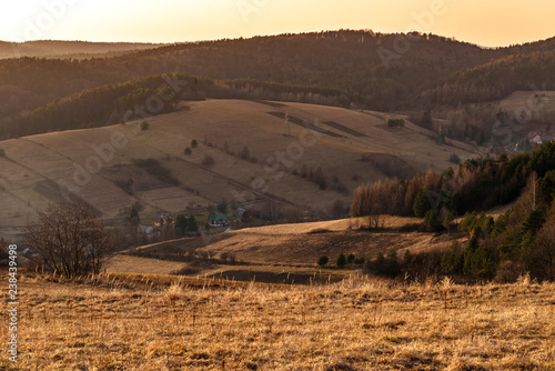 Polish mountains near famous Solina