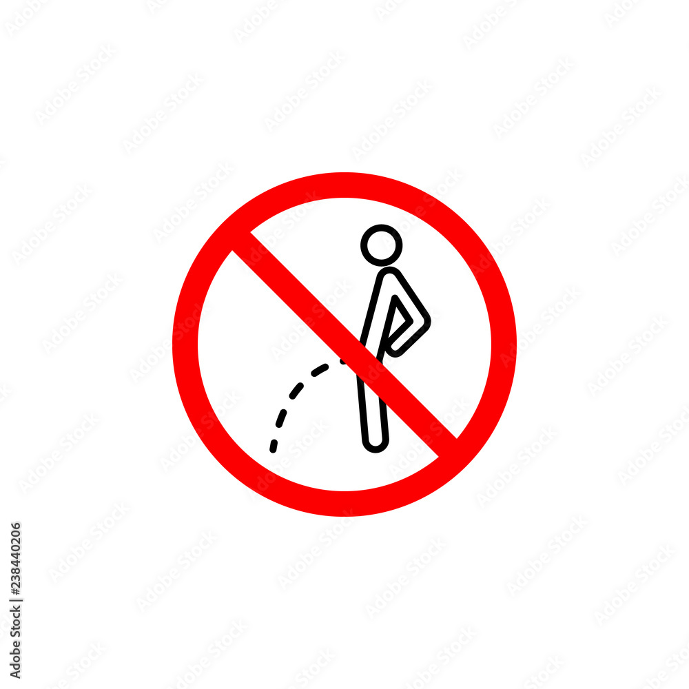 Forbidden pissing icon can be used for web, logo, mobile app, UI, UX Forbidden pissing icon can be used for web, logo, mobile app, UI, UX