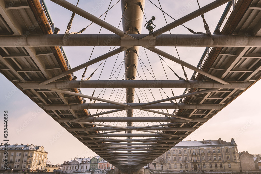 Brücke über die Weichsel in Krakau