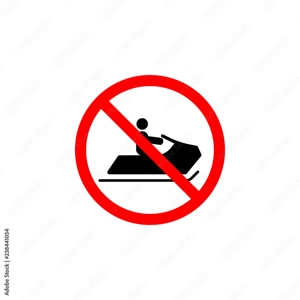 Forbidden jet icon can be used for web, logo, mobile app, UI, UX Forbidden jet icon can be used for web, logo, mobile app, UI, UX