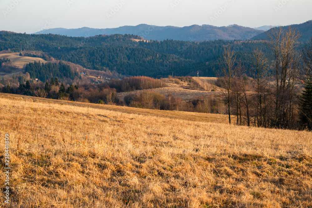 Polish mountains near famous Solina